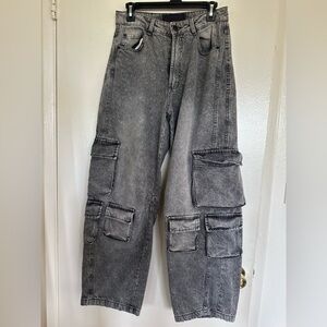 New! Gray Cargo Pants